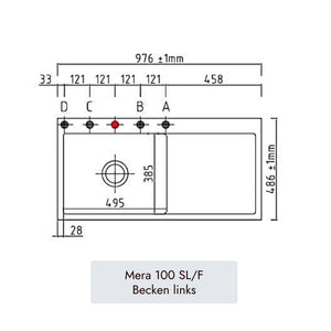 Systemceram Mera 100 SL F