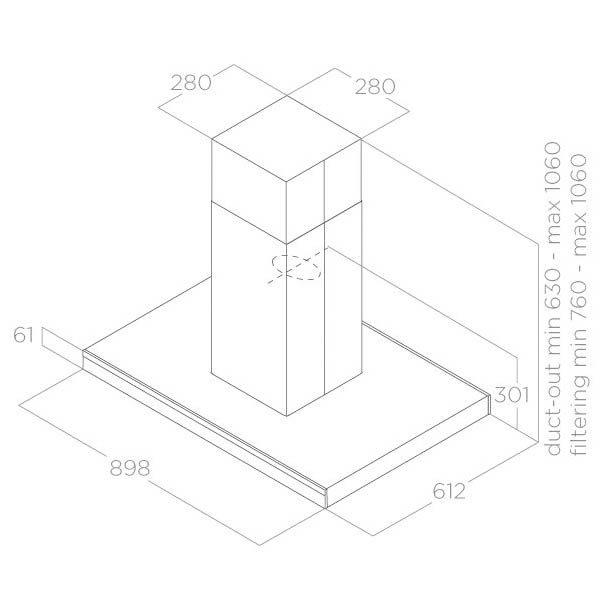 Elica Adèle Inselhaube 