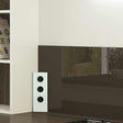 Wipo Power Ecksteckdose 3fach mit Glasblende