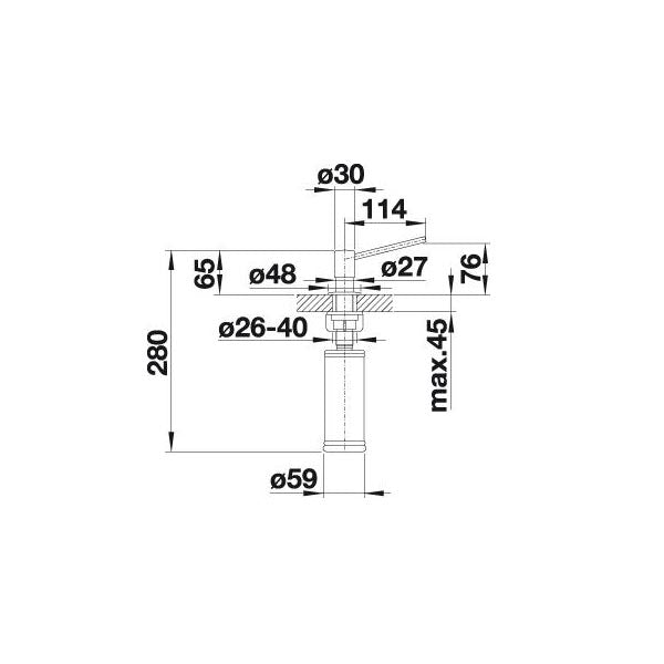 Blanco Torre Seifenspender