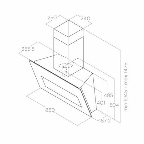 Kopffreihaube Elica Bloom-S 