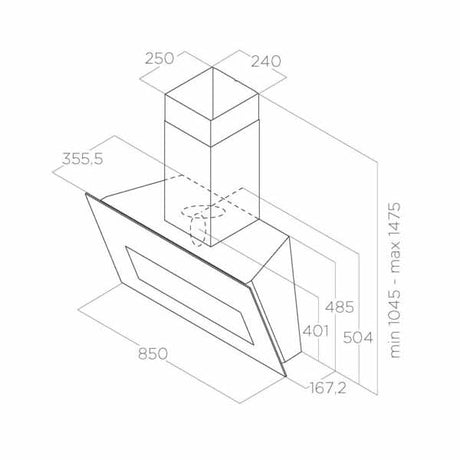 Kopffreihaube Elica Bloom 