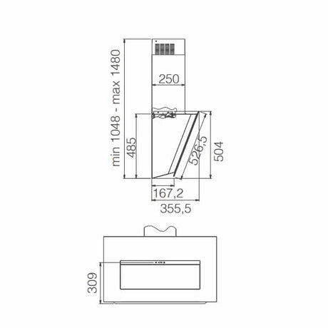 Kopffreihaube Elica Bloom-S 