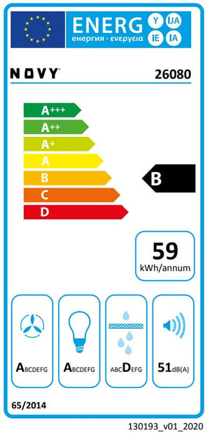 Lüfterbaustein Novy Crystal 