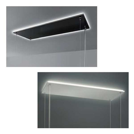 Berbel Deckenanschluss Glasverkleidung + Effektbeleuchtung