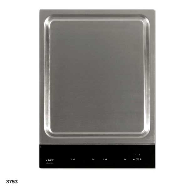 Novy Domino Induktionskochfeld mit verschiedenen Elementen