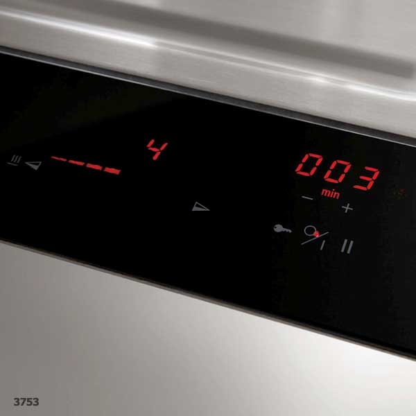 Novy Domino Induktionskochfeld mit verschiedenen Elementen