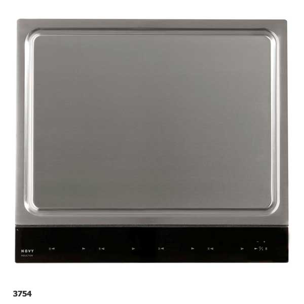 Novy Domino Induktionskochfeld mit verschiedenen Elementen