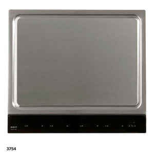 Novy Domino Induktionskochfeld mit verschiedenen Elementen