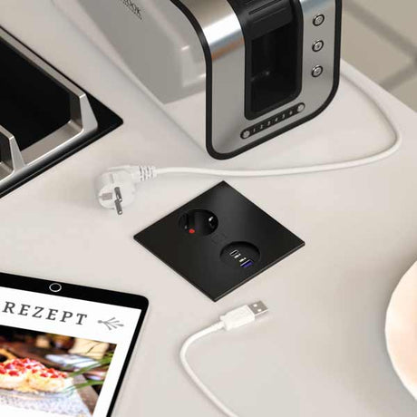 Duplex Q Steckdosenelement