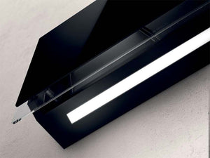 Elica Elle-S Weißes/Schwarzes Glas