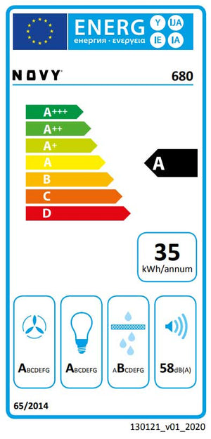 Flachschirmhaube Novy Fusion 