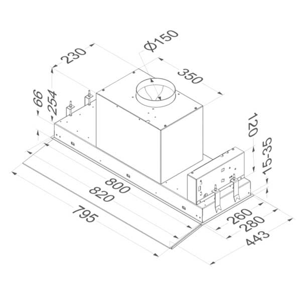 Flachschirmhaube Novy Fusion 