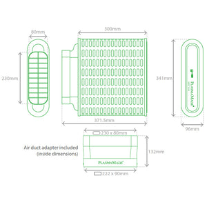 PlasmaMade E-Filter GUC1314 - 1000 m³