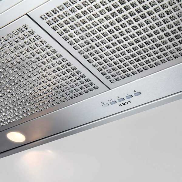 Lüfterbaustein Novy Essence Edelstahl