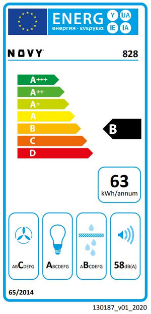 Lüfterbaustein Novy Essence Edelstahl