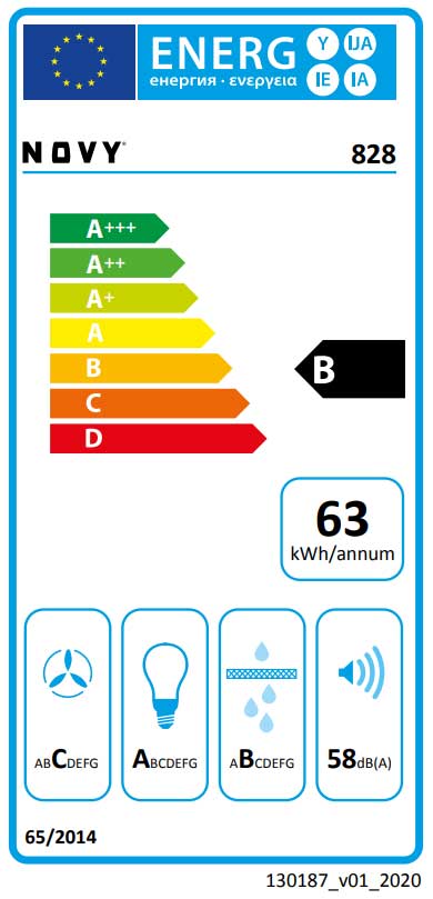 Lüfterbaustein Novy Essence Edelstahl
