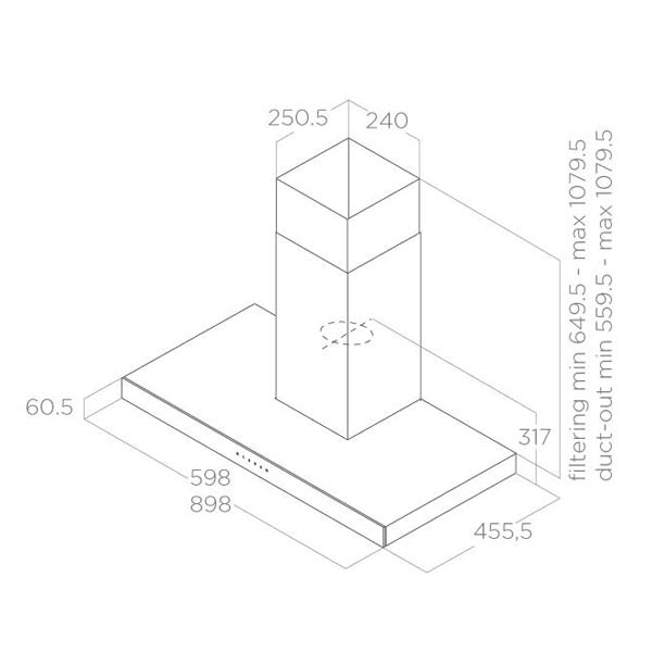 Klassische Wandhaube Elica Joy