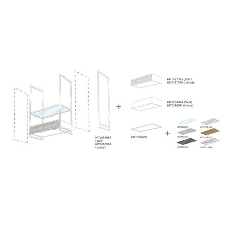 Kit mit Absaugmodul für Elica Open Suite