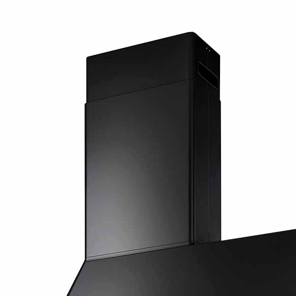 Kamin Schwarz für elica Ikona Maxxi Pure