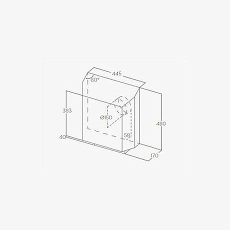 Elica Externer Wandmotor
