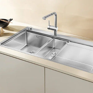 Edelstahlspüle Blanco Divon II 6 S-IF links