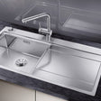 Edelstahlspüle Blanco Divon II 5 S-IF  Becken links
