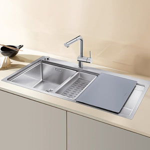 Edelstahlspüle Blanco Divon II 6 S-IF links