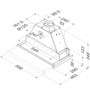 Flachschirmhaube Novy Moveline 