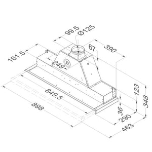 Flachschirmhaube Novy Moveline 