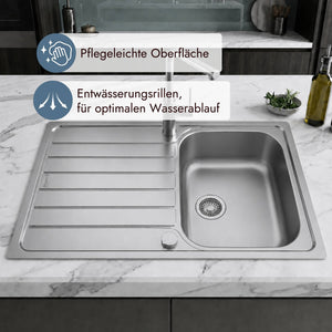 Franke Spark SKX 611-86 (50) Einbauspüle aus Edelstahl für moderne Küchen