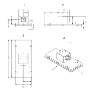Deckenlüfter Novy Pureline 