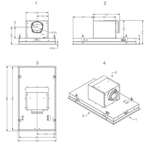 Deckenlüfter Novy Pureline 