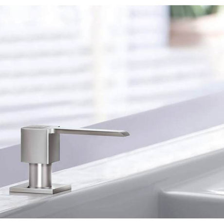 Villeroy & Boch Spülmittelspender eckig Edelstahl massiv matt