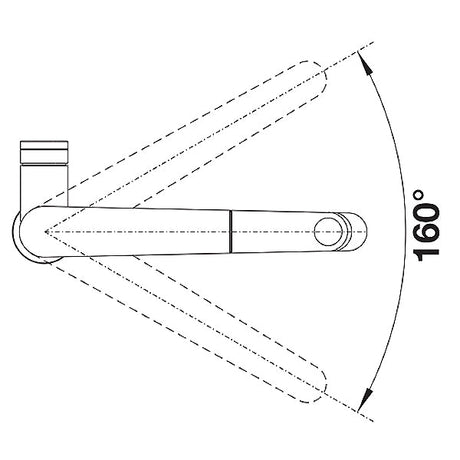 Blanco Panera-S Armatur Edelstahl gebürstet