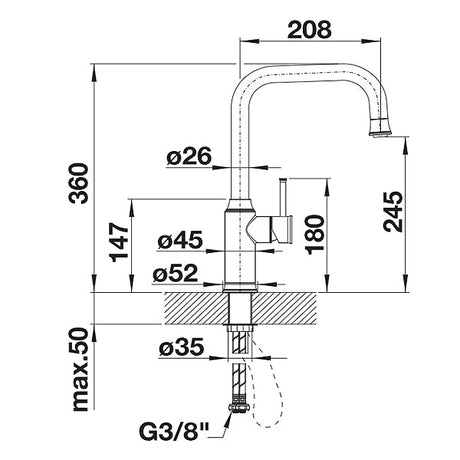 Blanco Livia-S Armatur Chrom