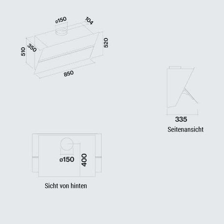 Falmec Fusion Kopffreihaube
