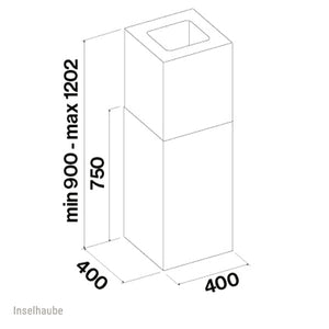 Falmec Mira Plus Wand/Inselhaube