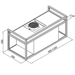 Airforce Q-BIC Wandhaube