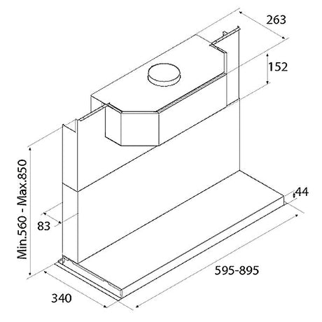 Airforce Inside In No Drop Einbauhaube