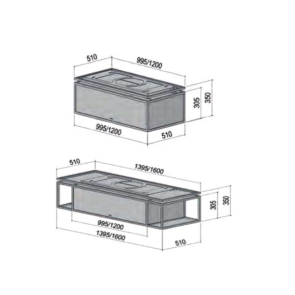 Berbel Skyline Frame BDL SKF Inselhaube
