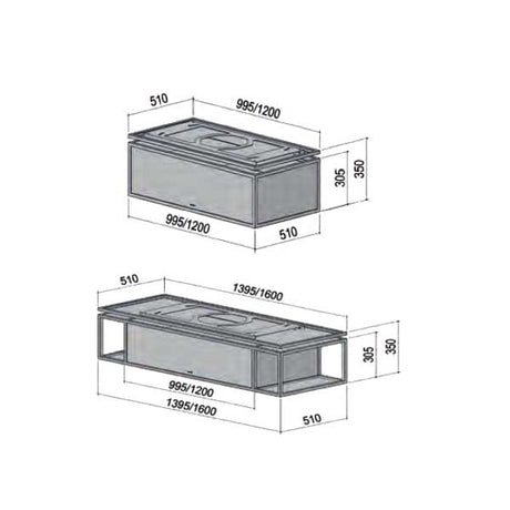 Berbel Skyline Frame BDL SKF Inselhaube
