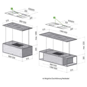 Berbel Skyline Frame BDL SKF Inselhaube
