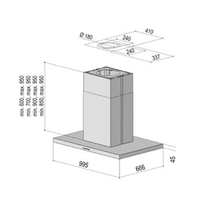 Inselhaube Berbel Smartline BIH 90 ST