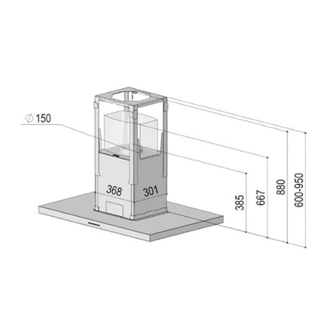 Inselhaube Berbel Smartline BIH 90 ST