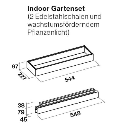 Falmec Spazio 130cm Indoor Gartenset