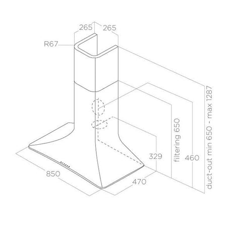 Wandhaube Elica Sweet 