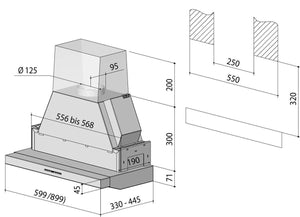 Einbauhaube Berbel Firstline BEH FL 