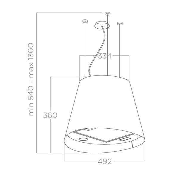 Elica Juno Urban Inselhaube