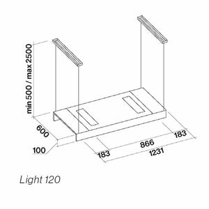 Falmec Light Inselhaube 